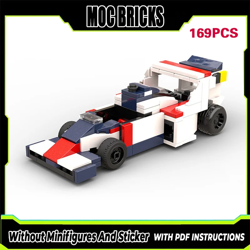 

Конструктор MOC «Гоночный автомобиль» TG183B: Классическая гоночная машина, модульная технология, подарки, праздничный набор для сборки, детская игрушка