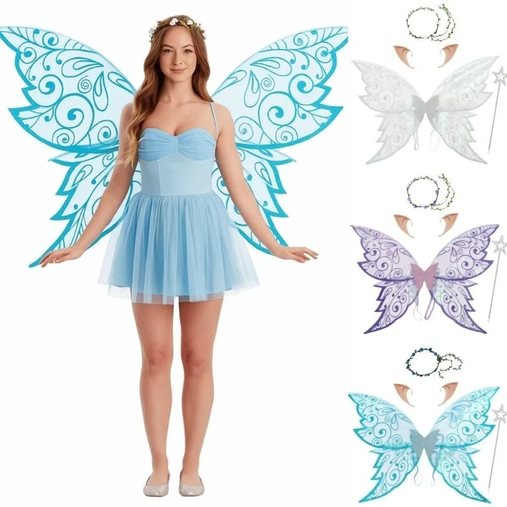 

Glitter Fairy Wings Fairy Angel Wing Costume Elf Wings Angel Wings Children Cosplay Props Cosplay Wings Fairy Wings