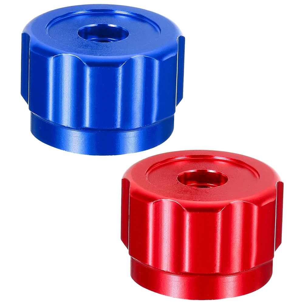 Round Handle for HVAC Manifold Gauges and Outdoor Faucet Units Requiring 6.6mmx6.6mm Square Mounting Interface