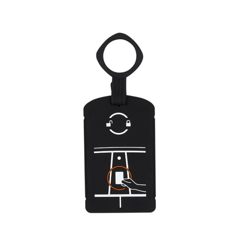 

094D Key Card Case Cover Silicone Car Key Card Holder Protector Cover for