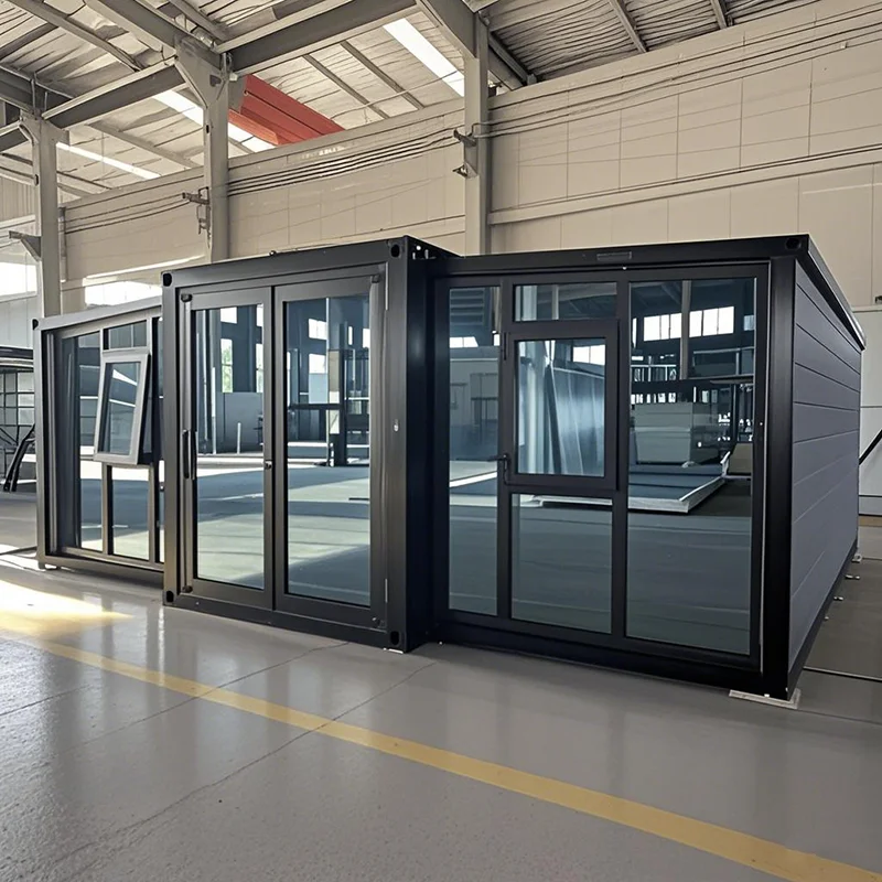 Prefab Container House Prefabricated Tiny Homes Portable Modular Home Mobile Foldable Living Expandable Houses Warehouse Barn