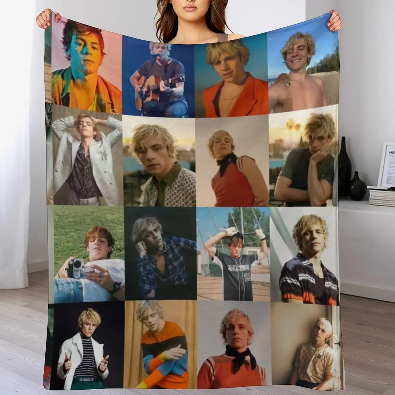 

Ross Lynch Throw Blanket Extra Large Throw Luxury Throw Soft bed plaid Blankets