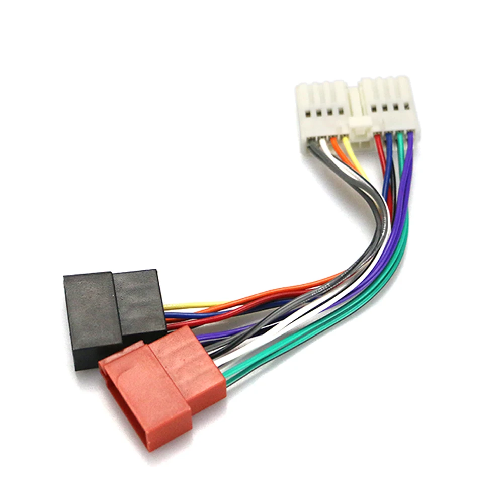 ISO Radio Adapter Cable For Honda Civic CRX Accord 1988-1998 Car Stereo Wiring Harness 16 Pin Plug Select Models