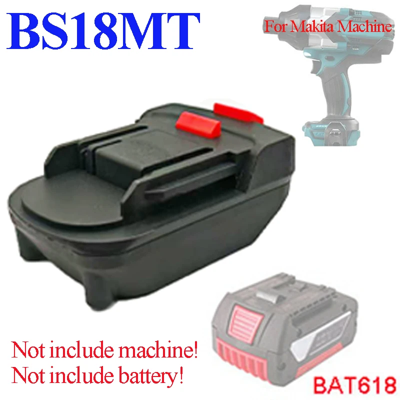 

BS18MT DW18MT MW18MT For Makita 18V Power Tool Adapter Converter For Bosch For Milwaukee For M18 For DeWALT Lithium Ion Battery