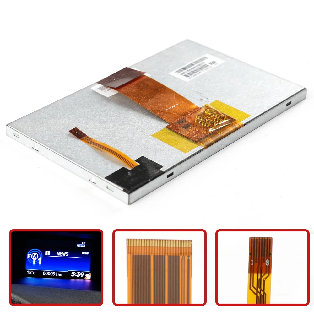 Original C050FTN01.0 For Honda Civic 2015 LXR IMid 78260-TR0 5 inch LCD Screen Display Car Instrument Replacement Parts