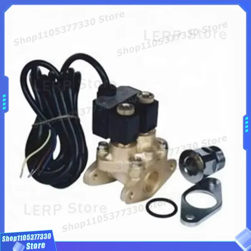 Double Flow Control Solenoid Valve with Flange Connection for Industrial Automation Systems High Precision Fluid Regulation