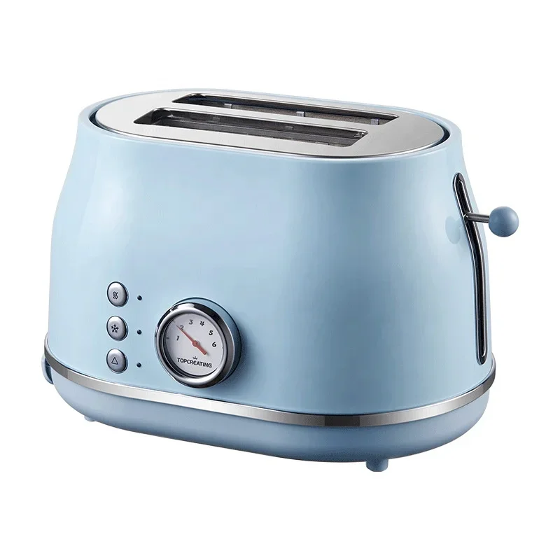 retro bread toaster stainless steel housing 2 slice electric multifunction oven toaster griller