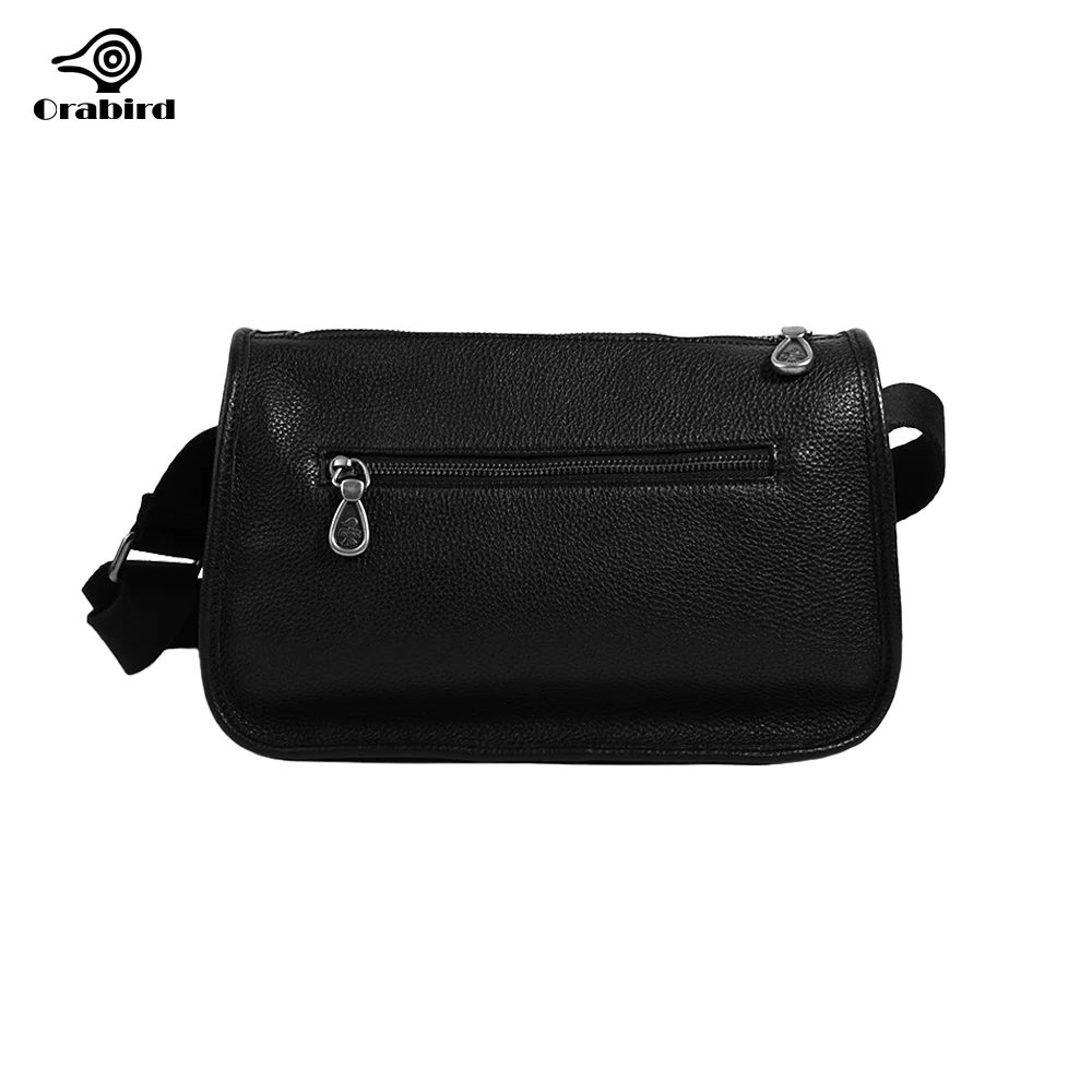 Orabird Women\'s Bag 2024 Trend with Wide Shoulder Strap Soft Cow Leather Cross-Body Handbag Large Vintage Casual Handbags