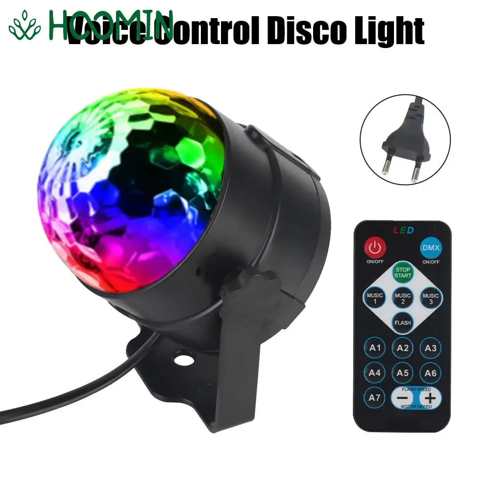 

Colorful LED Stage Light for Home KTV Bar Xmas DJ Party Light Sound Activated Rotating RGB Laser Projector Lamp Disco Light