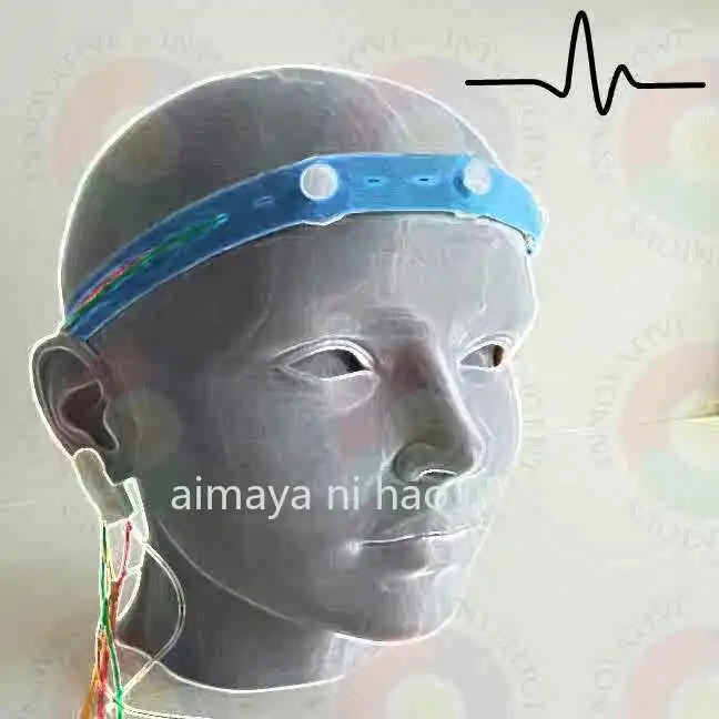 EEG Headband Electrode Strap Cap for OpenBCI Biosensing Brain Wave Monitor Simple EEG Cap Headband for EEG Devices