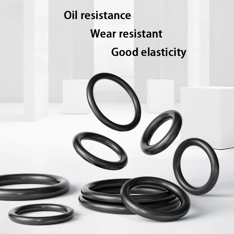 CS 5mm O Rubber Rings NBR-O-Ring Gaskets Seal Nitrile Rubber Bands High Pressure O-Rings Repair Kit Sealing Elastic Band