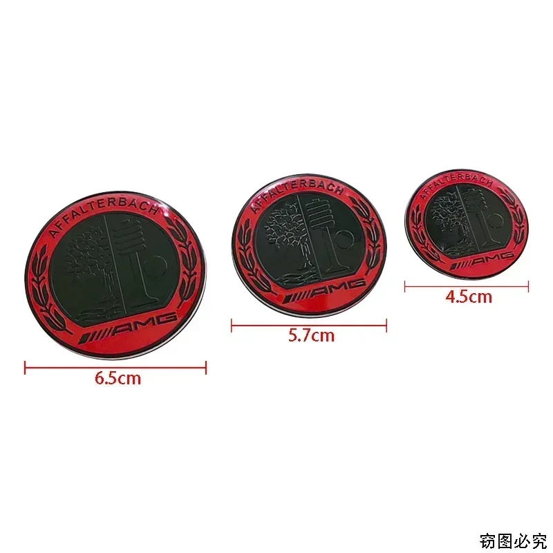 Emblema Decorativo de Aleación para Maletero Trasero de Mercedes Benz AMG C180 W205 G500 W210 W211 CLA CLK CLS GLA SLK SLS ML