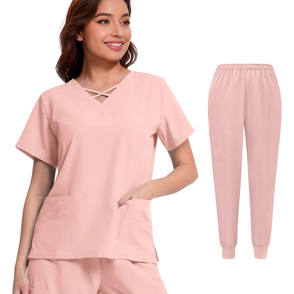 الزي الجراحي امرأة التمريض المقالات الزي السريري النساء الزي الطبي الممرضات الزي الأسنان صالون تجميل سبا عمال