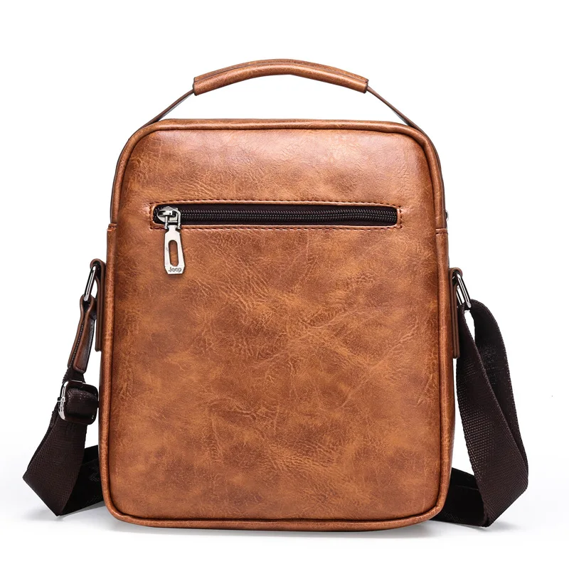 Men's Shoulder Bag, Business Commuting Men's Bag, Crossbody Bag, Soft Leather Hanging Bag, Large Capacity Small Backpack image 3