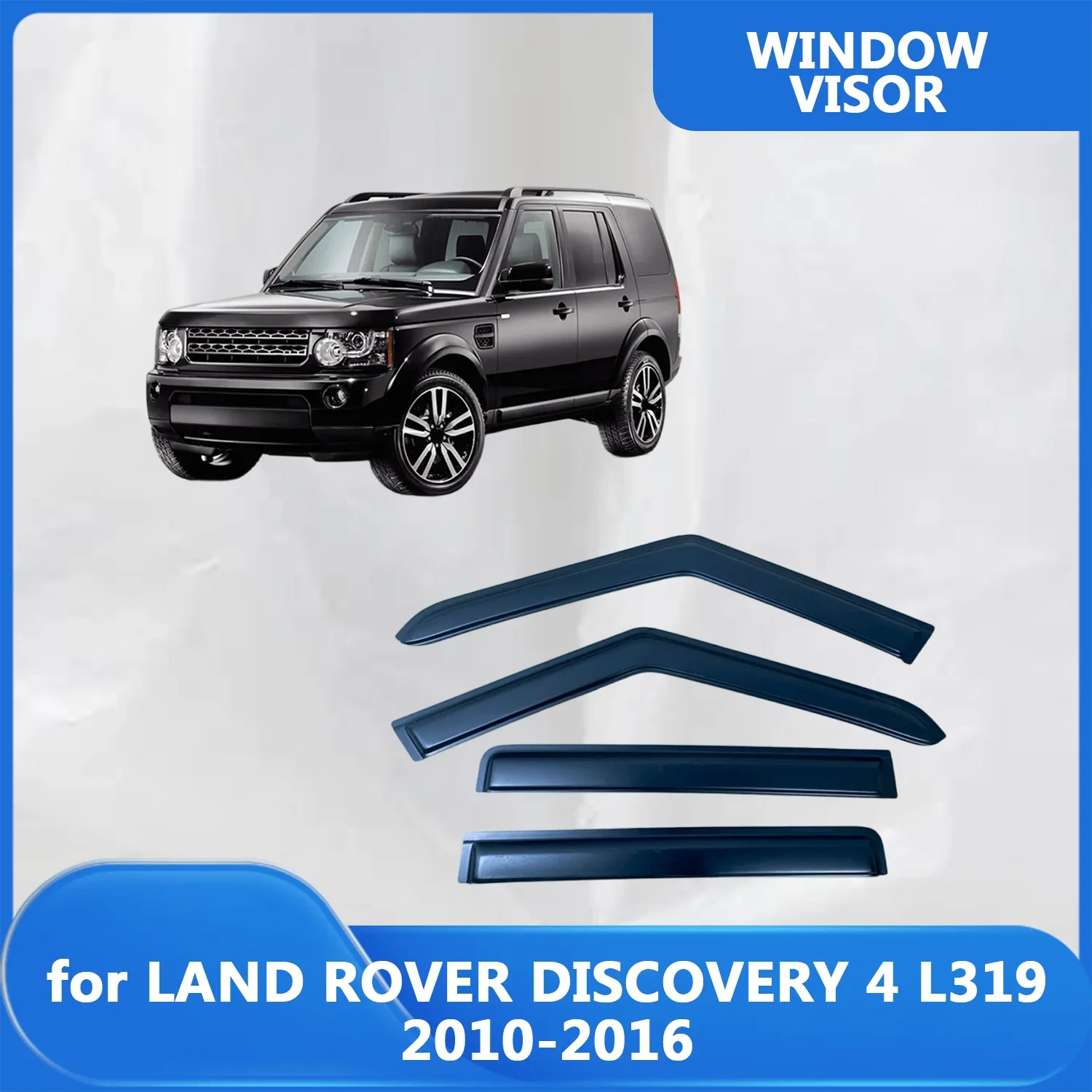 

Window Visor for LAND ROVER DISCOVERY 4 L319 2010 2011 2012 2013 2014 2015 2016 Wind Deflectors Rain Guards Door Visor Vent