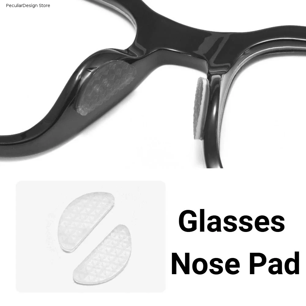 Soft Glasses Nose Pad Long Lasting Non-Slip Eyeglass Nose Support Lizard Texture Thin Sunglasses Nose Bridge Patch