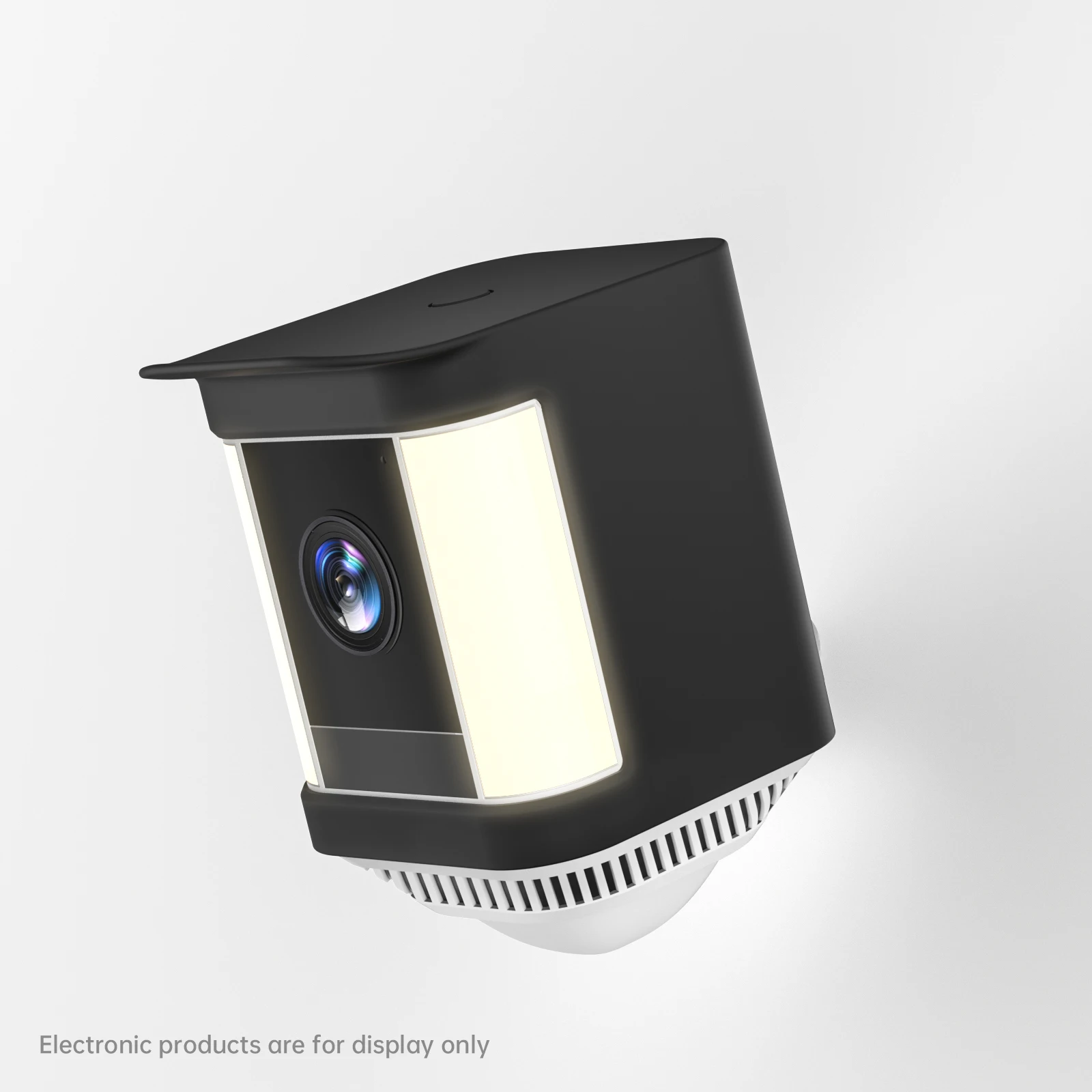 

Silicone Camera Protection Cover with Brim Monitor Camera Protective Cover Weather-proof for Ring Spotlight Cam Pro/Cam Plus