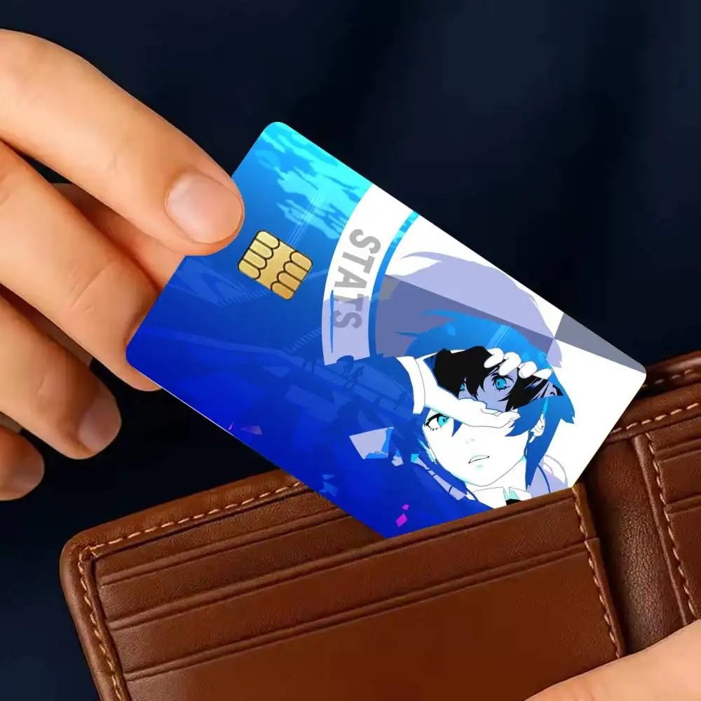 Makoto - Persona 3 Aigis P3 Sticker Film Tape Skin for Credit Card Debit Card Waterproof Stickers
