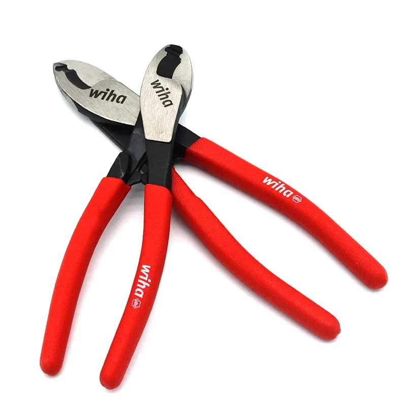 WIHA 43538/43541 Electrical Cable Cutter 180/210mm for Cutting Copper Wire Cable Crimping Cutting Hand Tools For Electricians