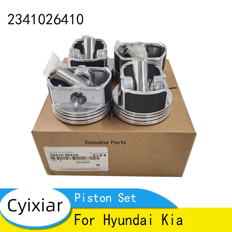

Brand New Genuine Piston Set For Hyundai Kia 23410-26410 2341026410