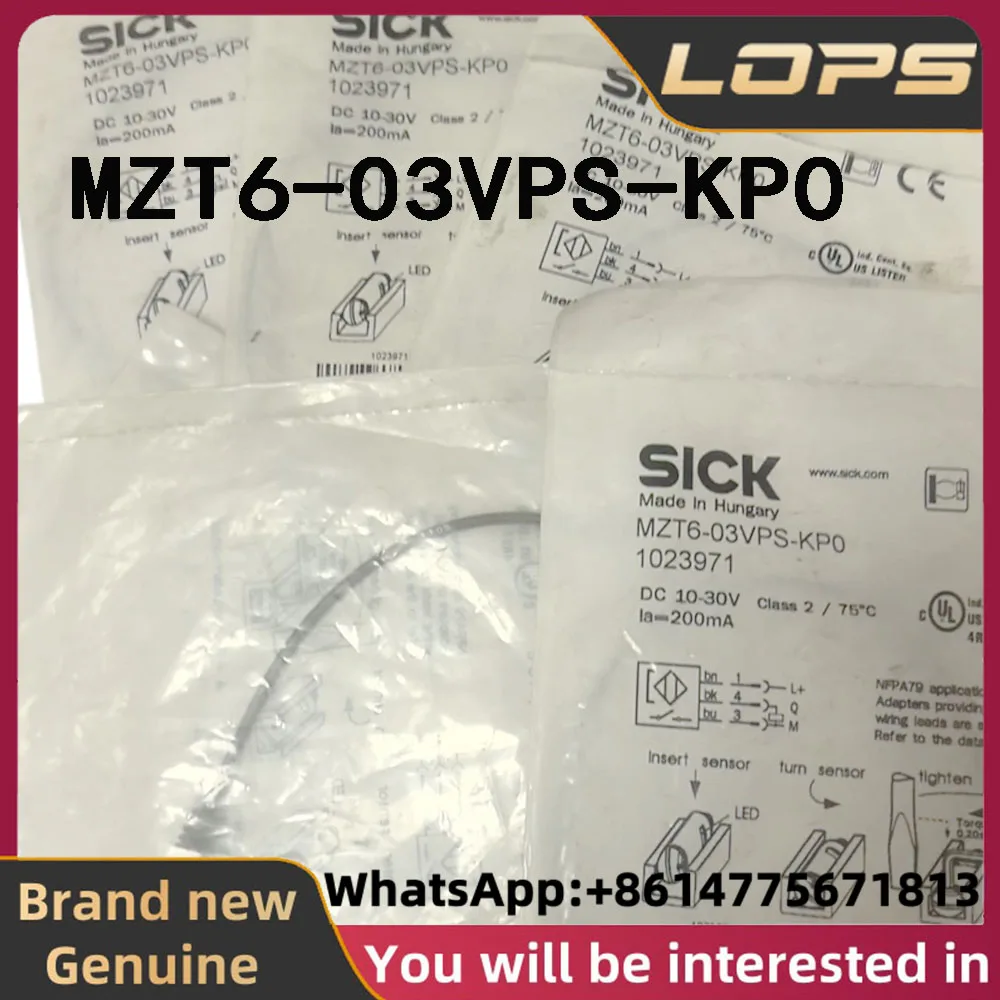 MZT6-03VPS-KP0 Brand new original SICK Magnetic switch sensor part number 1023971 in stock, welcome to consult