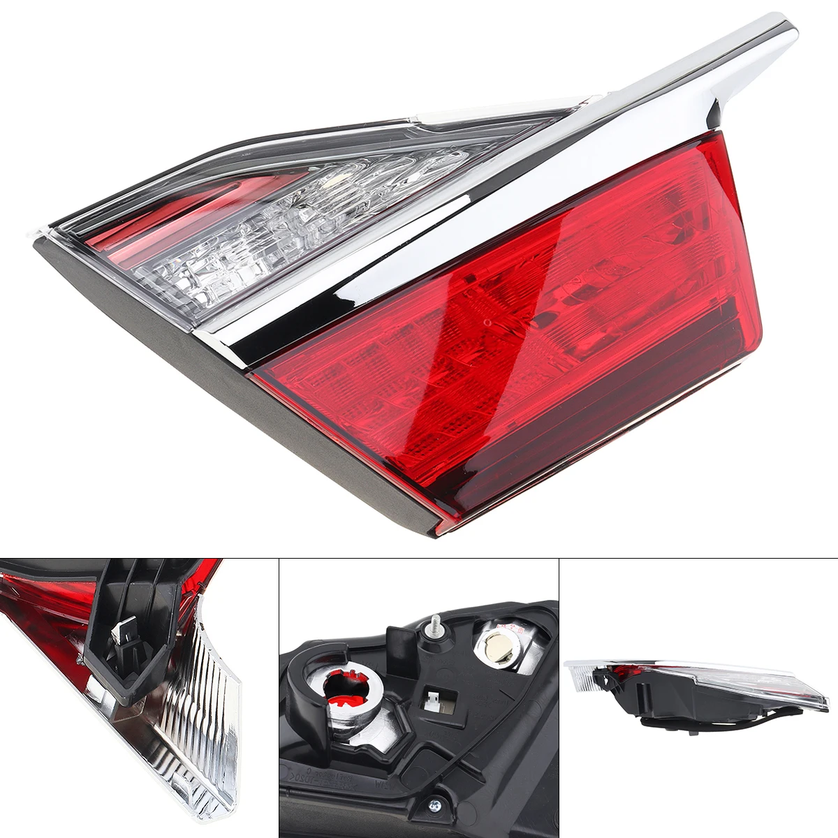 

Tail Light Left Waterproof Durable Inter Tail Light Left Side LH 81590-06550-B Red Lens for Toyota-Camry-Sport Edition 2015-2017