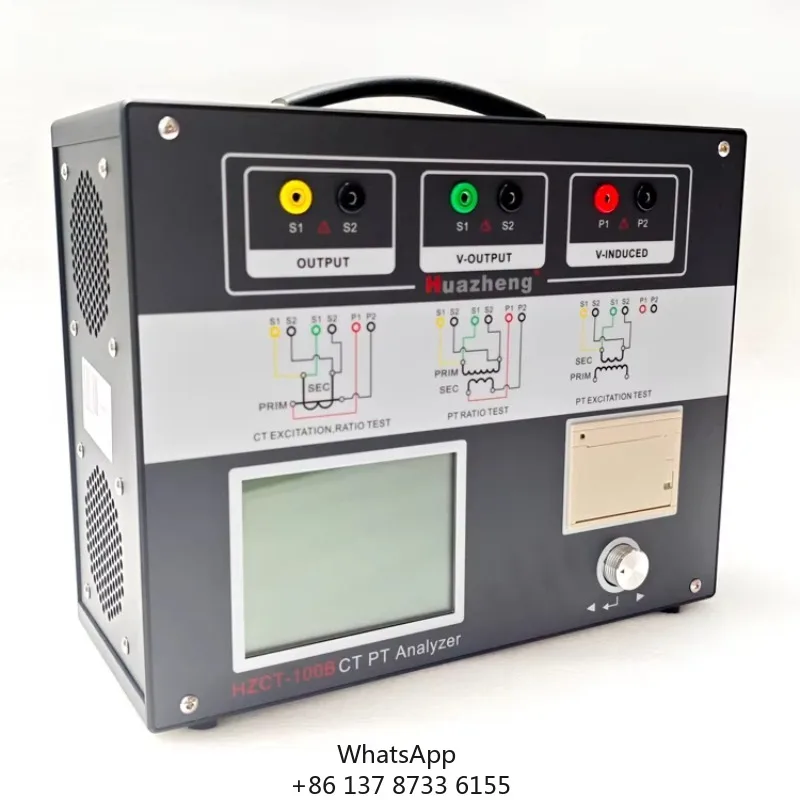 Huazheng Portable Voltampere Analyzer Current Transformer Testing Equipment Ct Pt Analyzer