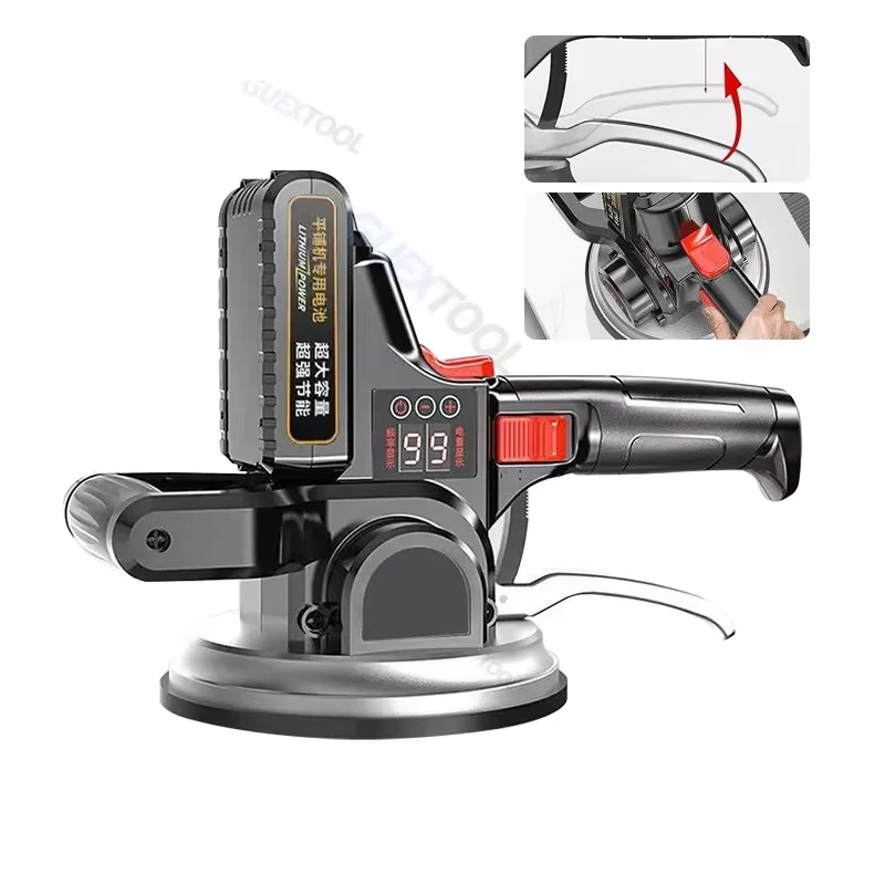 Portable Electric Wall Floor Leveling Machine Power Tile Laying Machine Home Ceramic Tile Vibrator Ceramic Tile Leveler 50VF