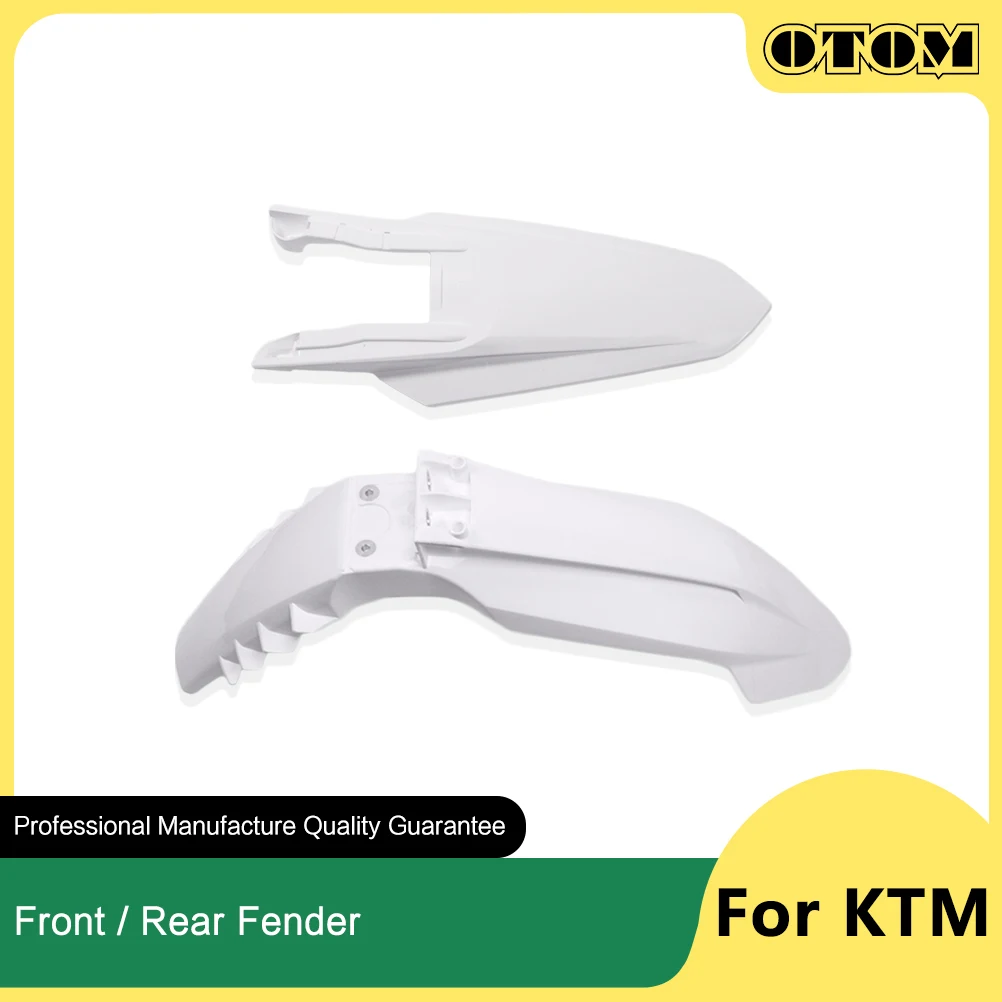 

OTOM 2023 Motorcycle Front Rear Fender Splash Guard Plastic Cover Protector For KTM SX SXF XC XCF 125 250 300 350 450 Dirt Bikes