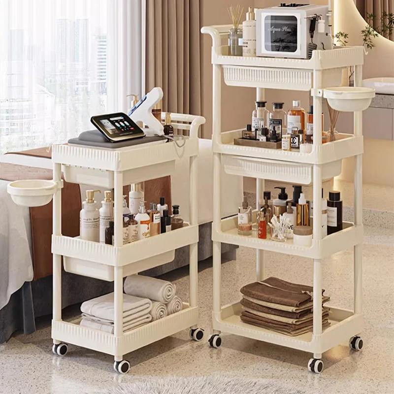 

Beauty Salon Trolley Storage Manicure Cleaning Medical Salon Trolley Tattoo Plastics Carrito Auxiliar Salon Furniture BL50ST