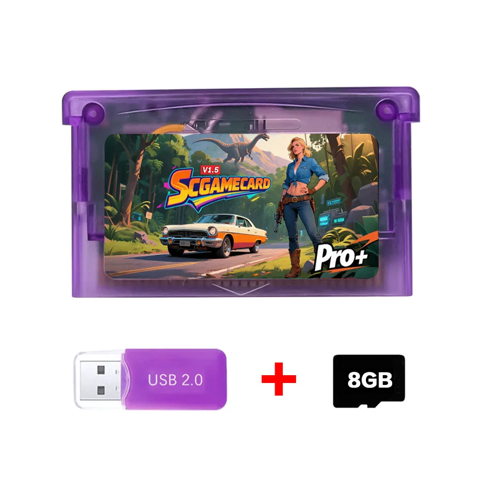 

Игровая карта GBA, флеш-картридж с 1000 играми, версия SCFWV1.5, подходит для адаптеров GBA, GBC, GB, NES