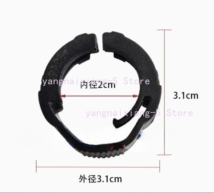 Suitable for SINOTRUK Howo Shandeka C7H Howo T7H Oil Pipe Quick Plug Connector Plastic Card Pad Black Clip Spring 1PC