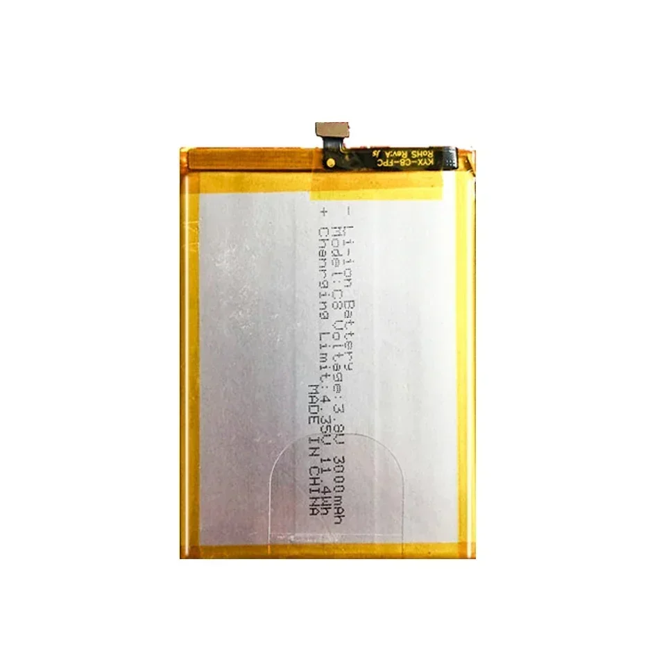 3000Mah Mobile Battery For HOMTOM C8 5.5 Inch 18:9 Full Display Android 8 Smart Phone Batteria