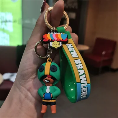 Hot Game Silica Gel Keychain Cartoon Figure Charms Spike Nita Tara Character Ornament Key Ring Bag Pendant Clothing Accessories