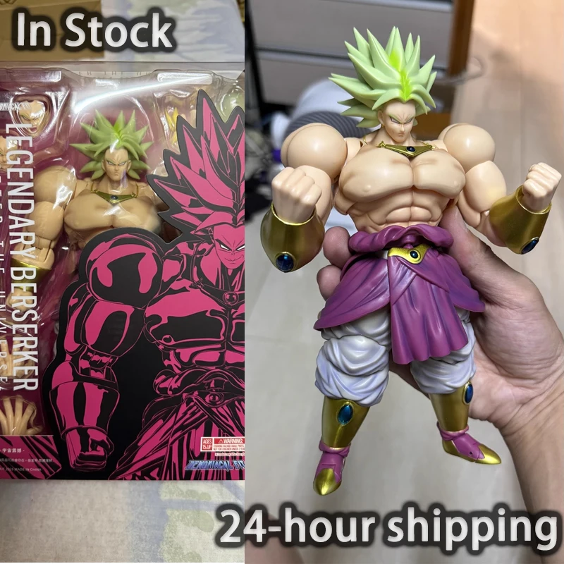 

In Stock Demoniacal Fit Broly Action Figure Legendary Berserker Dragon Ball Broly Cosmic Shock Broli Figure Statue Dbz Toy Gifts