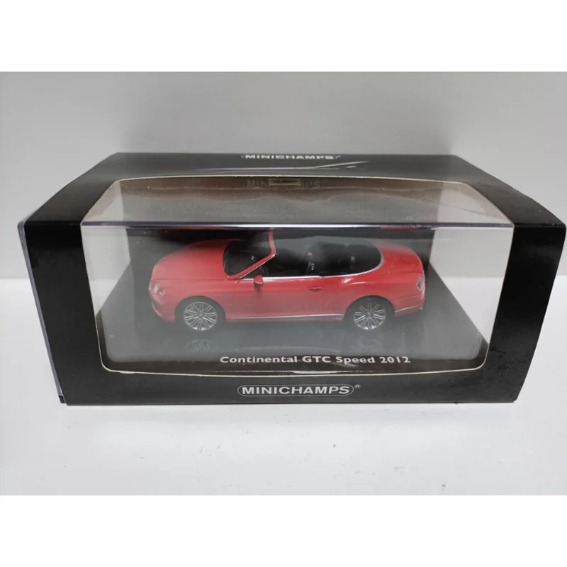Minichamps 1/43 Continental GTC speed 2012, modelo de coche deportivo Convertible de dos puertas, colección clásica, adorno de exhibición, regalo