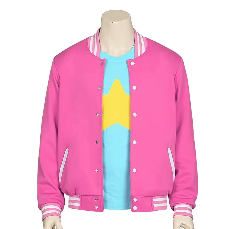New Steven Universe Movie Quartz Men Cosplay Unisex Baseball Uniform Coat T Shirt Jacket Tee Top Halloween Costume Suit ty'4