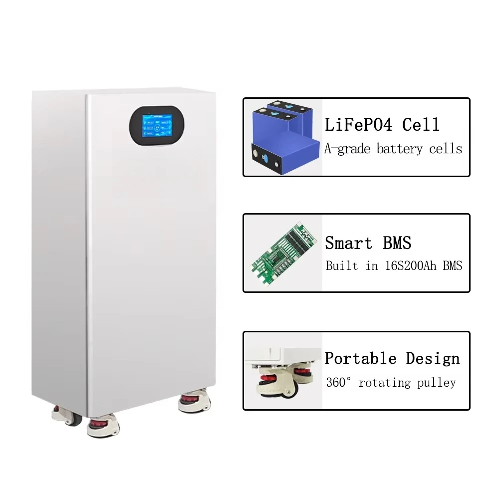 Solar Lithium Battery LiFePO4 10000 Cycles 10kwh 15kWh 48V 51.2V 280Ah 300Ah 314Ah 15 Kwh Lithium Battery for Home Solar Energy