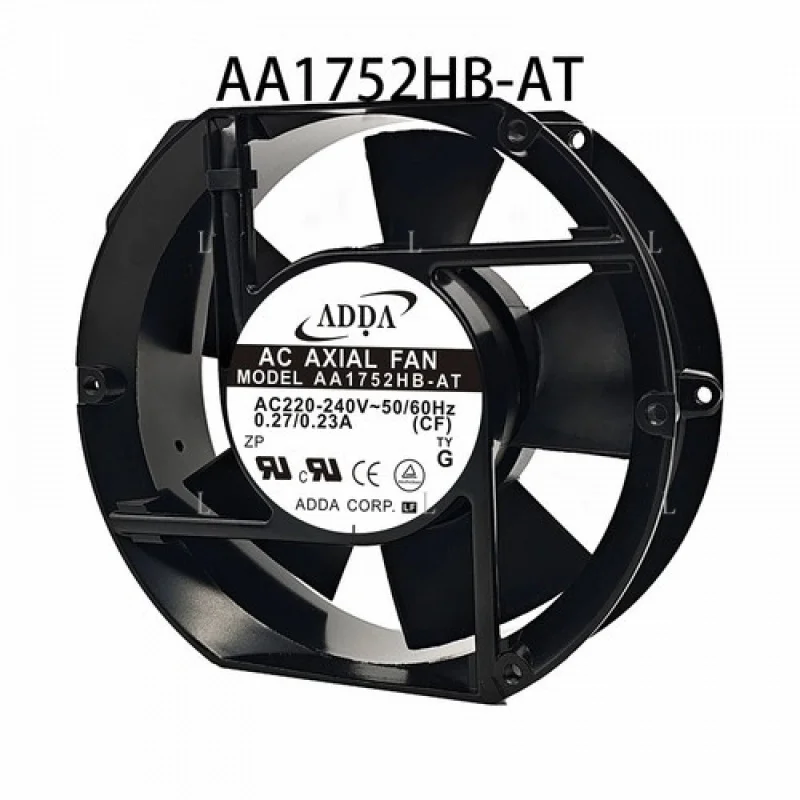

L AA1752HB-AT for ADDA AC 220/240V 0.27/0.23A 172*150*51mm 2-Pin Electric Cabinet Fan