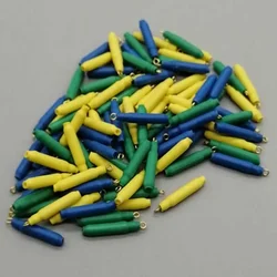 10pcs Fishing Gear Block Rotation Drift Copper+ Rubber Silicagel  Fishing Floats Bobber Tools Fish Float Accessory