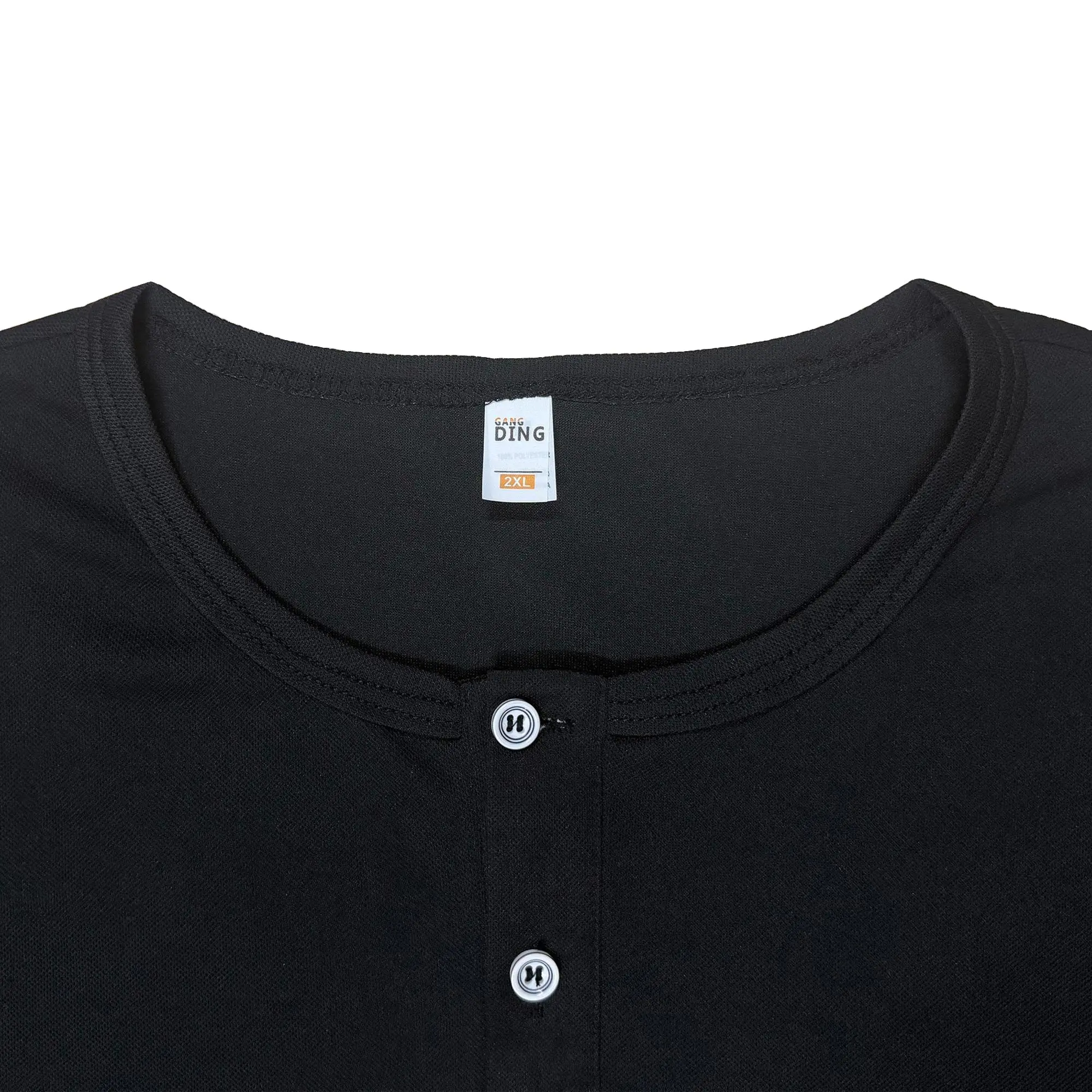 Fitness Men's Long Sleeve Henley Neck T Shirts Autumn Solid Color Male Tops Slim Fit Button Neck Casual Cozy Tshirt Streetwear image 6