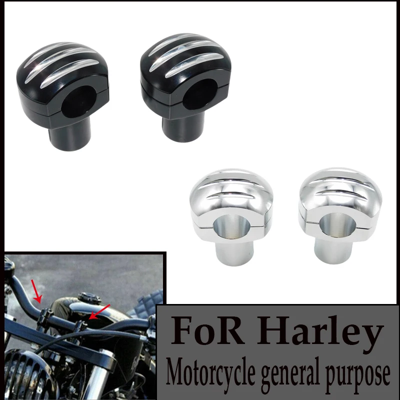 

FoR Harley Sportster XL Touring Street Glide Dyna Softail Motorcycle 25mm Handlebar Clamp Riser Kit Adjustable Rise Bar Mount