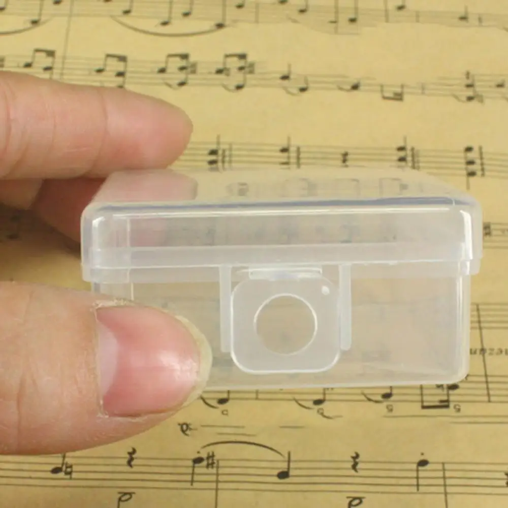 Clear Hook Box Plastic Transparent Storage Box Debris Collect Container Case With Lid