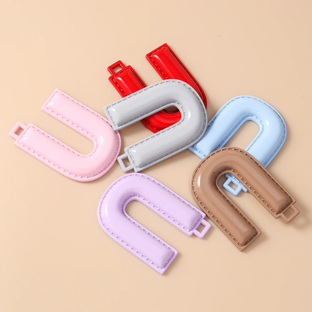 Tusember 5 Stück 40mm Niedliche Metall-Emaille A-Z Alphabet Buchstaben Charms Anhänger für Schmuckherstellung Ohrringe Halsketten DIY Bastelarbeiten – Detail 26