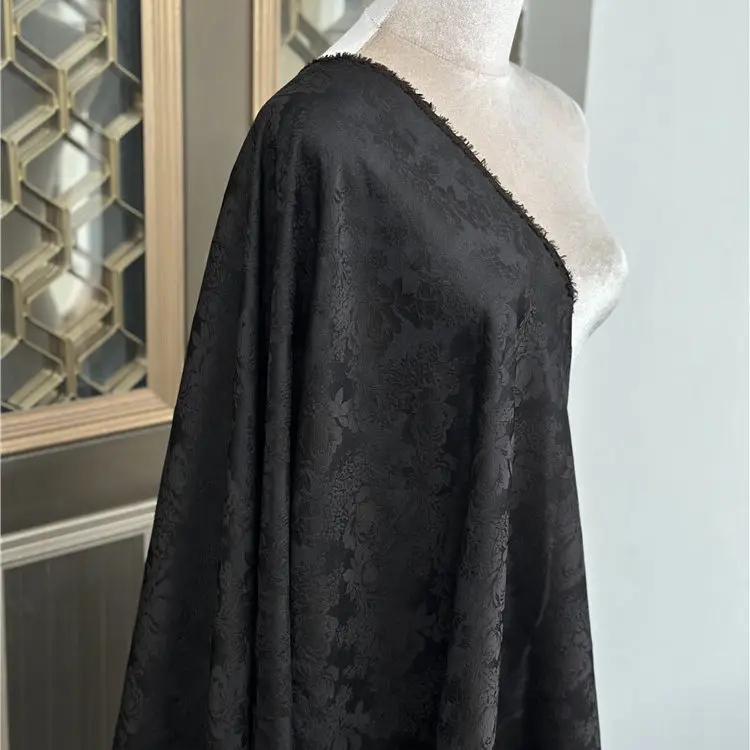 

Limited Shunde Super Beautiful Width Jacquard Craft Fragrant Cloud Yarn MulberrySilk Silk Fabric Clearance Sewing Skirt Textile