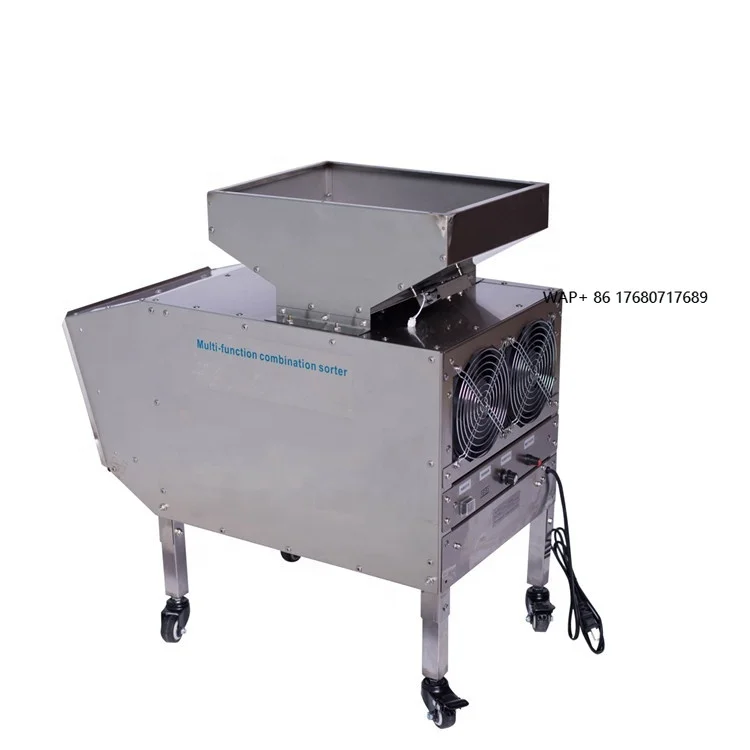 

Small air Sorter Stainless Steel Electric Rice Grain Coffee Cocoa Beans Winnower Grain Impurity Grain Tea Sorting Machine