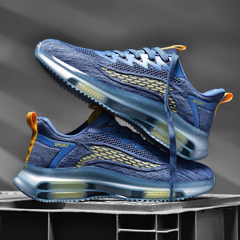 

Мужские кроссовки для бега, дышащие повседневные кроссовки, спортивная обувь с сетчатой вставкой для мужчин, легкие кроссовки для путешествий и прогулок