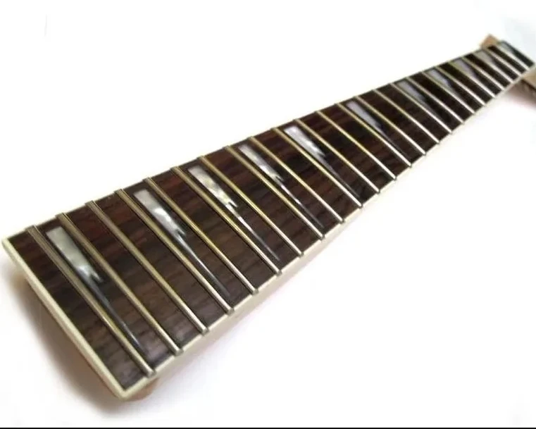 24 Frets Maple Electric Guitar Neck Double Lightning Rosewood Fingerboard Accessories Musical Instruments Parts