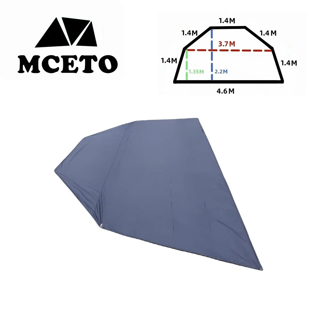 

Hexagonal Half Camping Mat Big Pyramid Tent Matching Ground Sheet 210D Waterproof Oxford Cloth Picnic Mat Tent Waterproof Mat