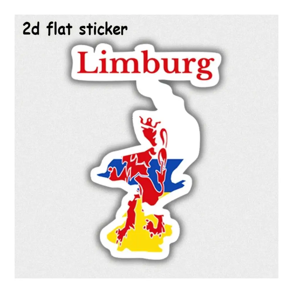 Limburg Region Of Colors Decal For Laptops, Cars, Motorcycles, Water Bottles & Smooth Surfaces
